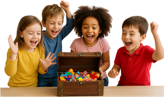 QUESTFY completion certificate for celebrating children's treasure hunt achievement and success