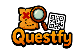QUESTFY Smart Treasure Hunt Logo - Digital Adventures for Kids Ages 4-6