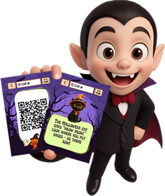 QUESTFY Halloween Theme - Spooky fun treasure hunt adventure for children